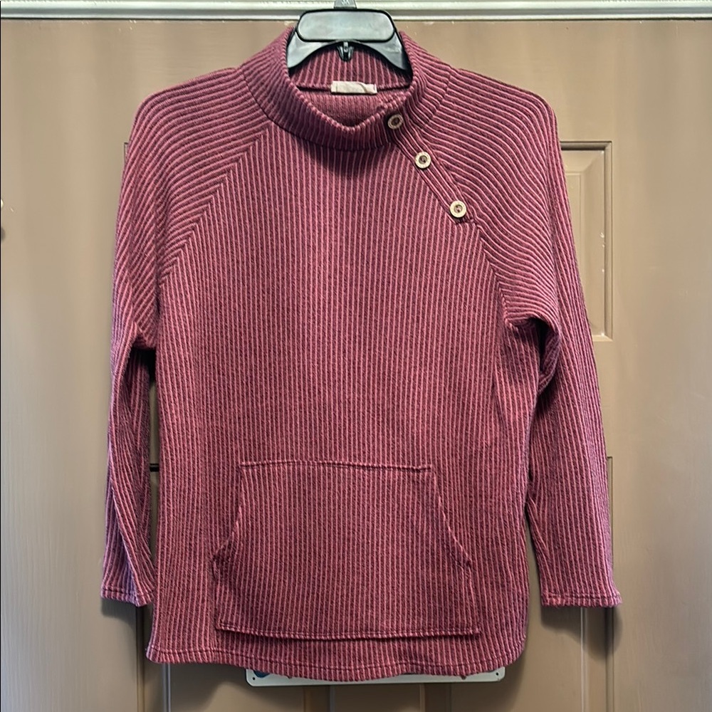 Hopely Women's Ribbed Sweater size Large